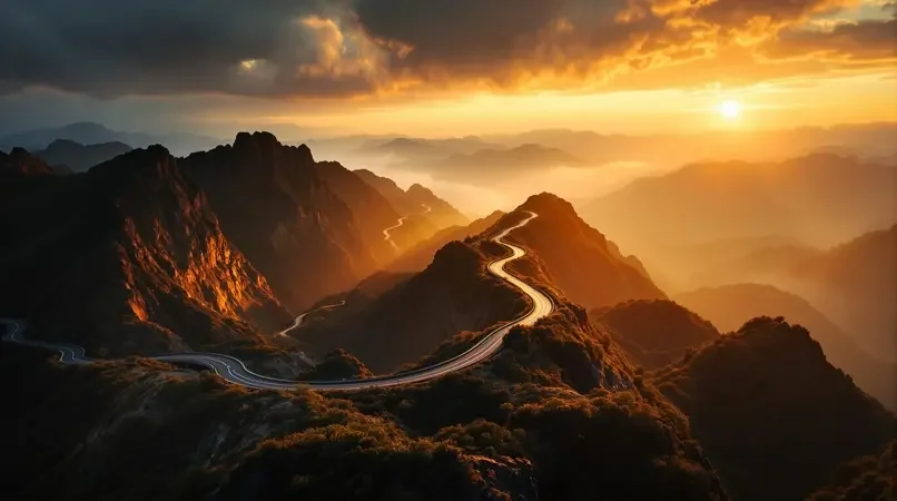 高清影视 - 震撼航拍 | 中国最美公路全景，每一帧都是壁纸