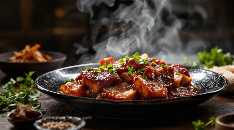 高清影视 - 美食教程 | 家常红烧肉终极做法，肥而不腻